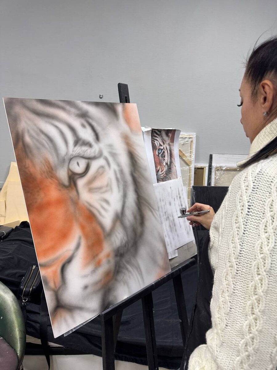 Многослойная аэрография