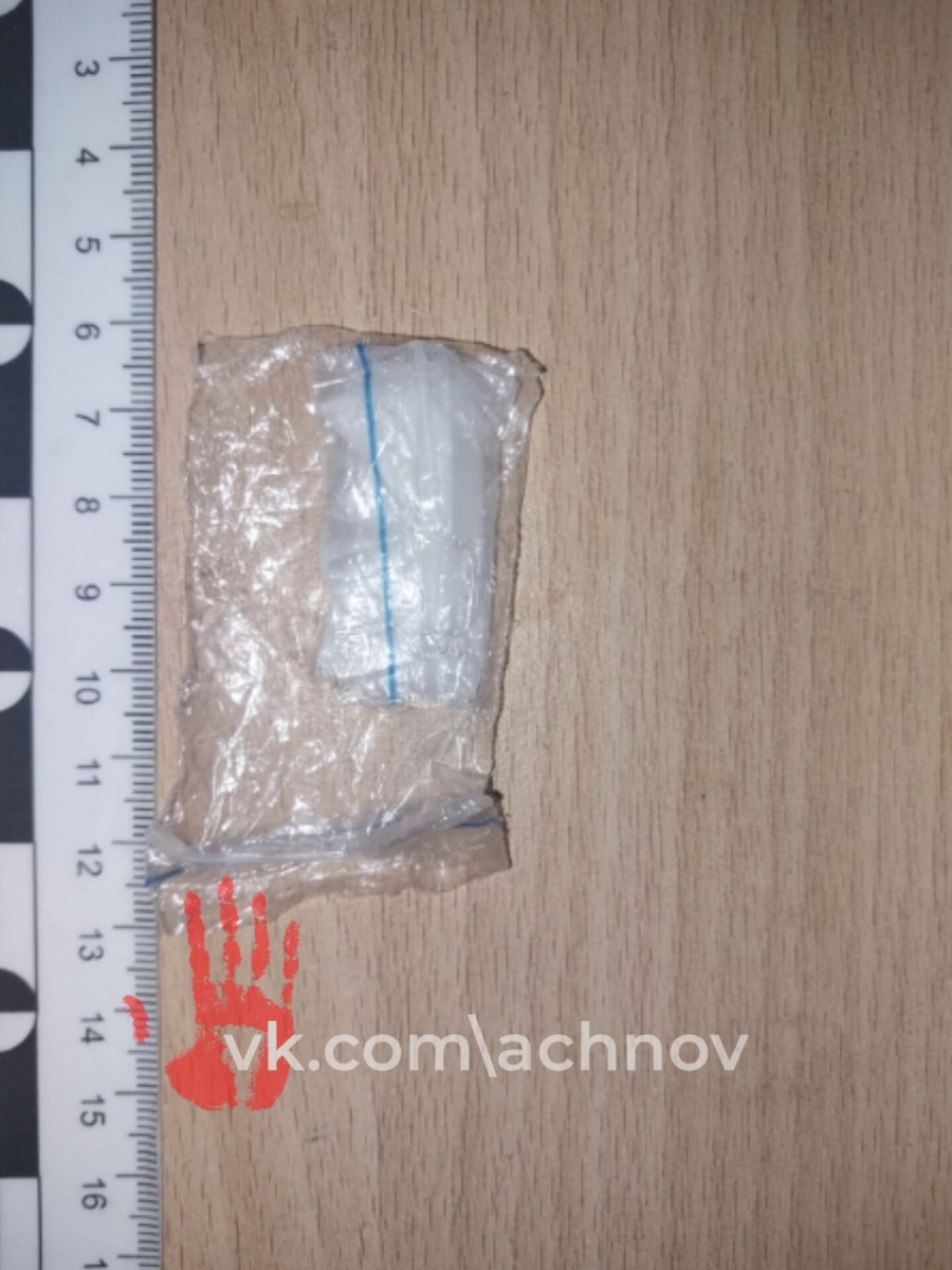Вот что нашли у первого задержанного