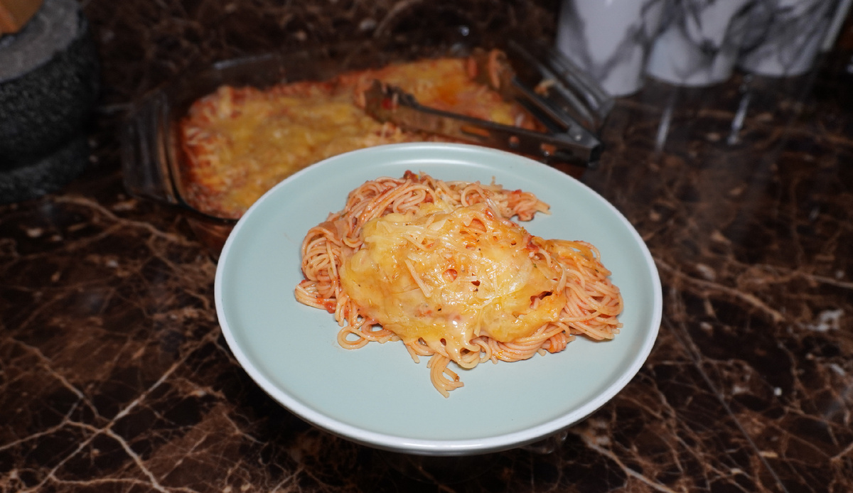 Спагетти в духовке