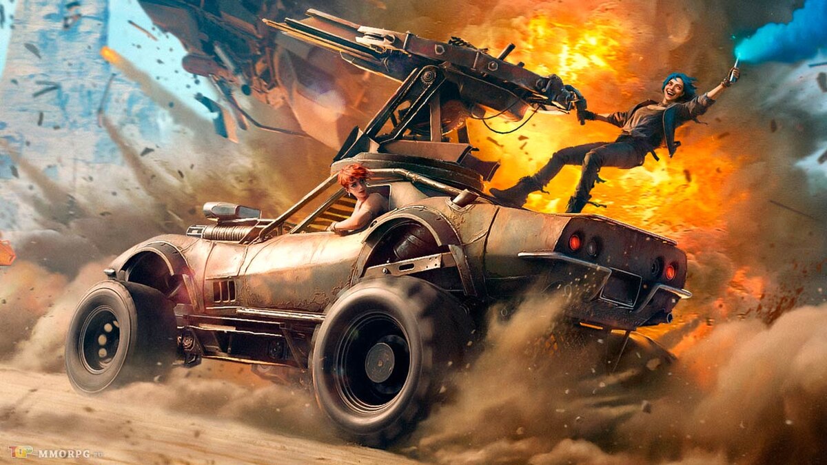 Воздушная подушка в онлайн игре Crossout
