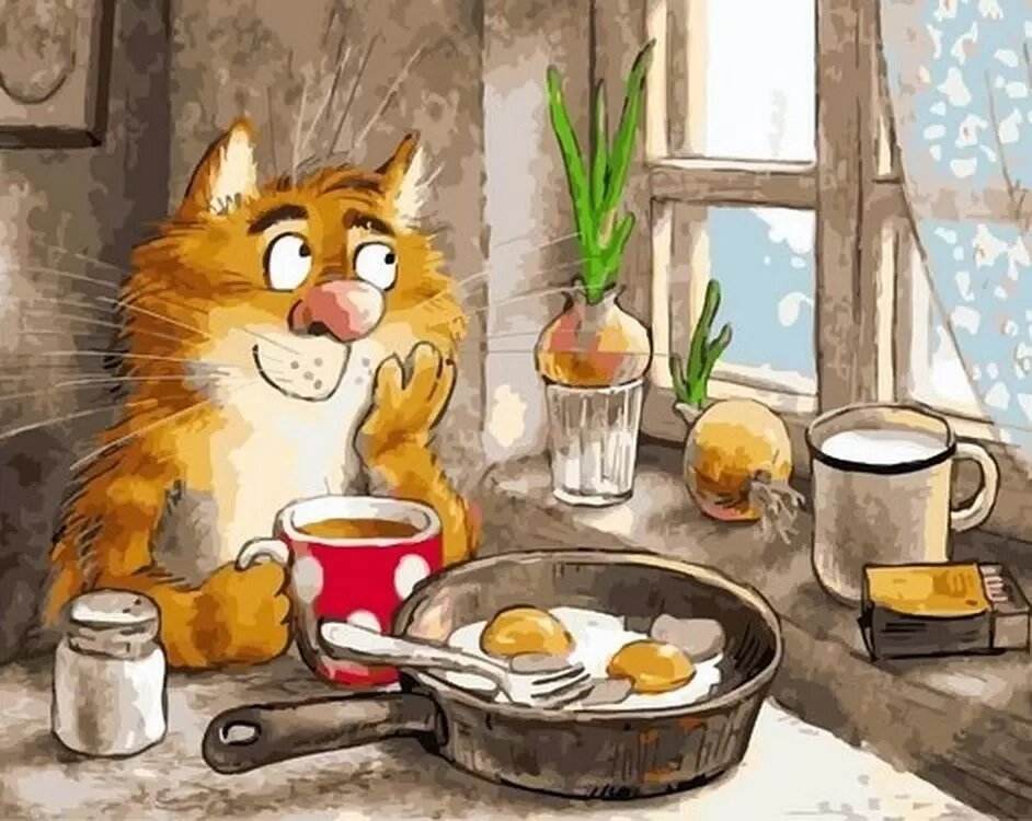 Очаровательный котик Рины Зенюк