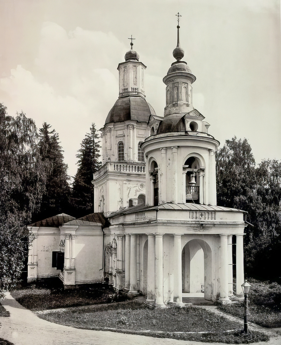 Троицкий храм в Свиблове. Фото из книги Найденова. 1880 год