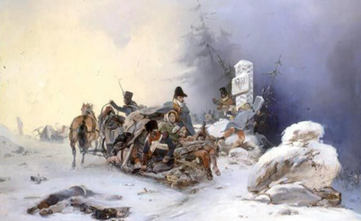 Фрагмент обложки книги: картина В.П. Виллевальде «Эпизод из Отечественной войны 1812 года»