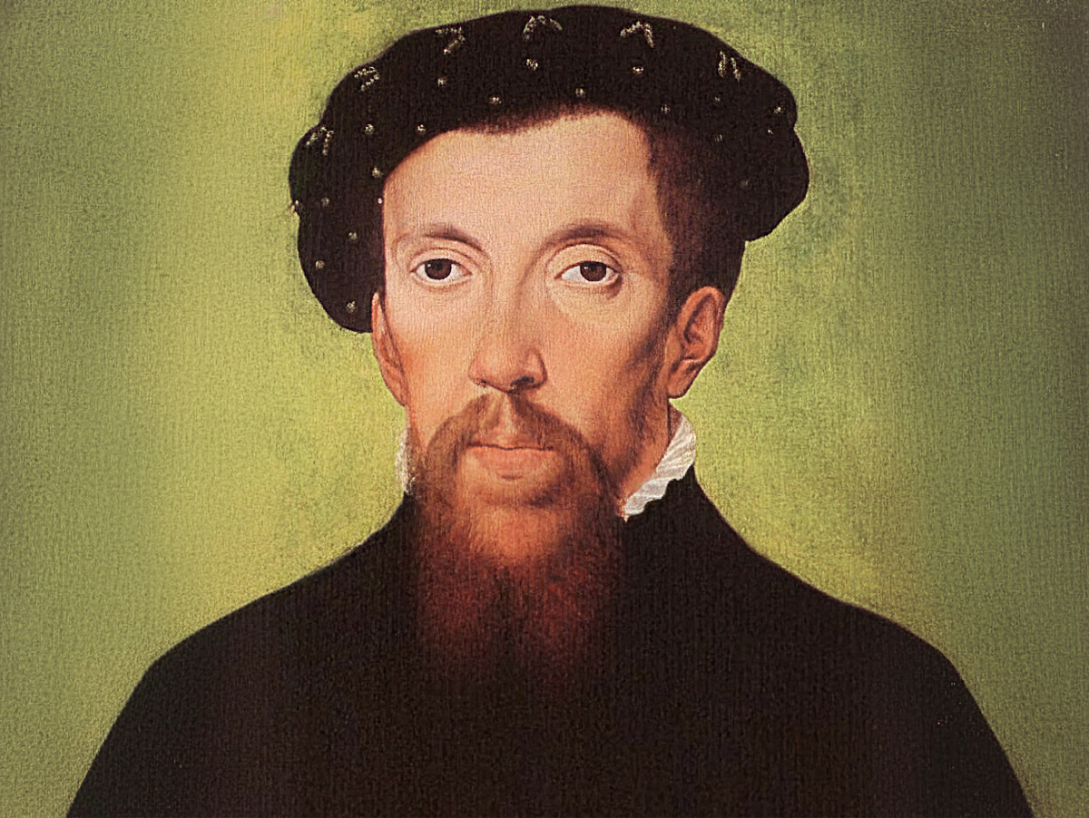 Будучи четвертым и последним камергером короля Генриха VIII, Сэр Энтони Денни служил монарху в последние, самые тяжёлые годы его жизни. Картина неизвестного автора.