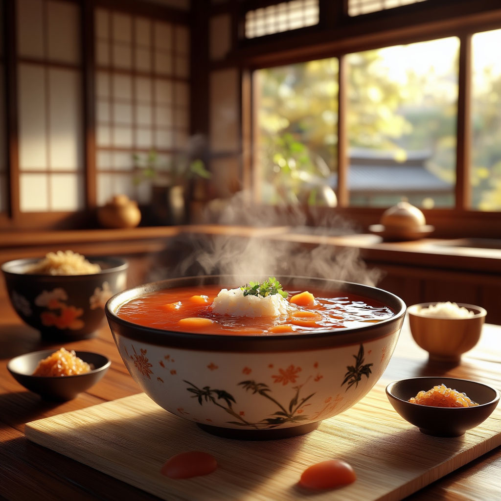 В Японии традиционный мисо-суп содержит целый букет полезных бактерий.