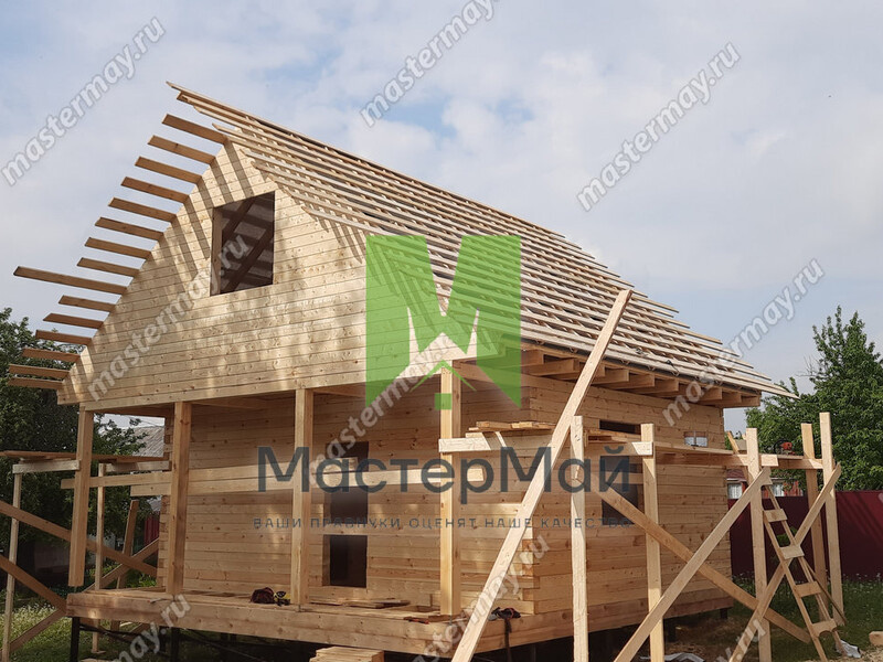 Дом из бруса под усадку.https://mastermay.ru/