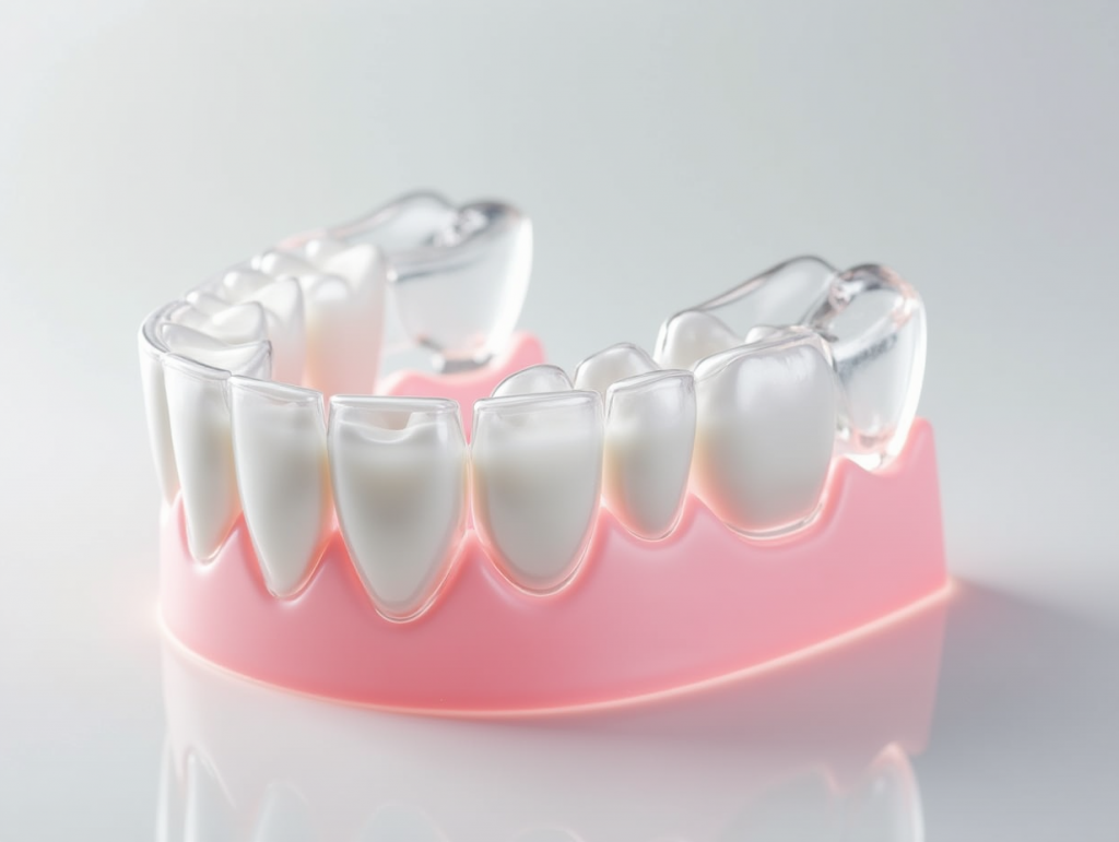 Элайнеры на нижней челюсти