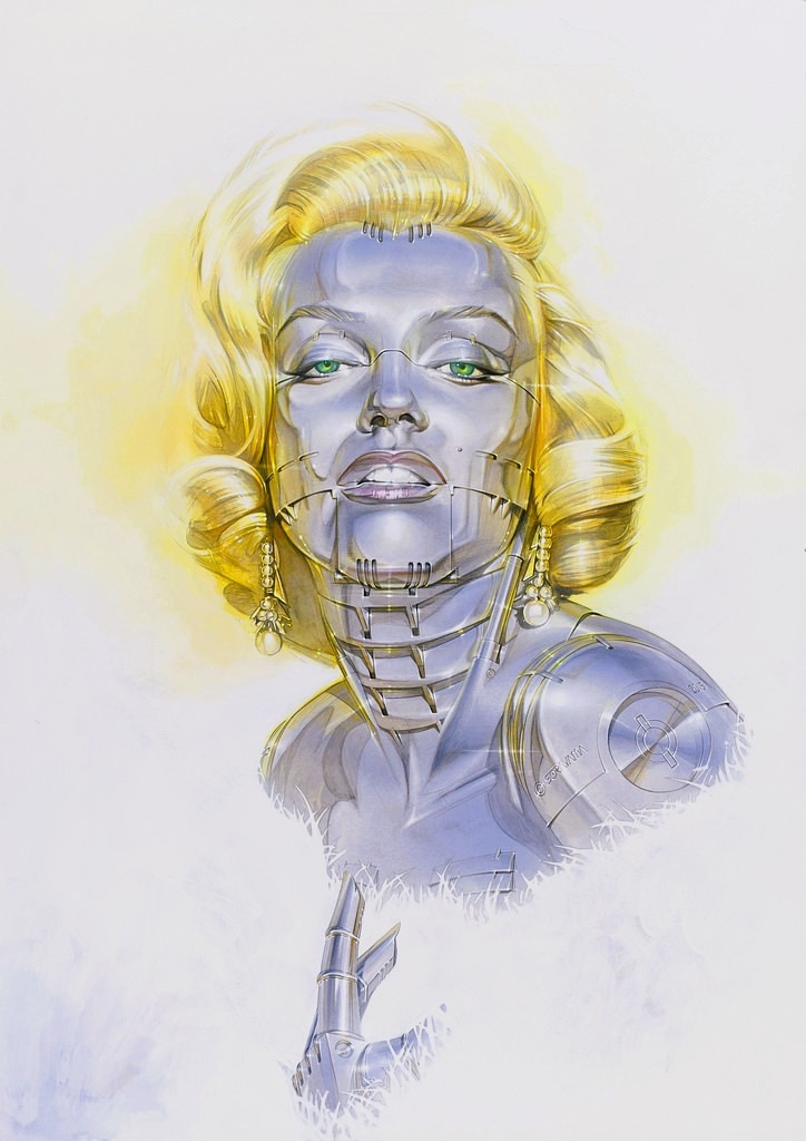 Мэрилин Монро. Художник Хадзимэ Сораяма.