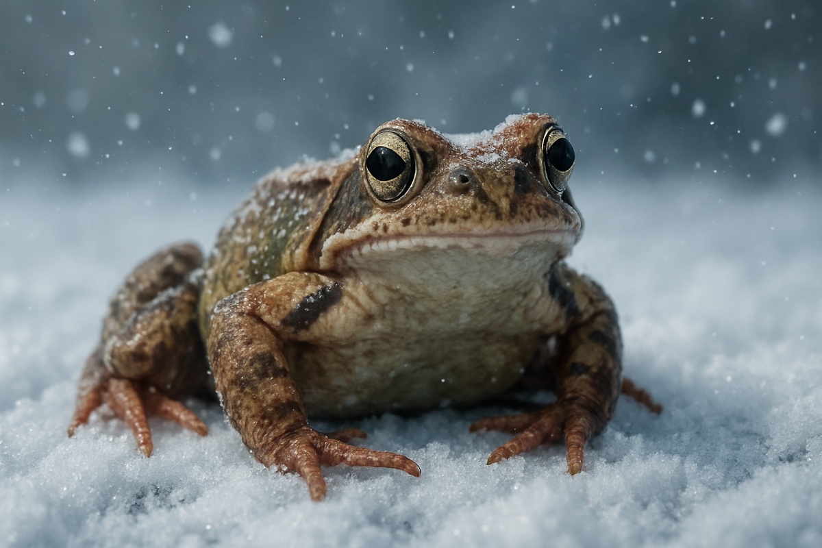    В России обитает около 10 видов лягушек, и у каждого вида свой способ выживания зимой