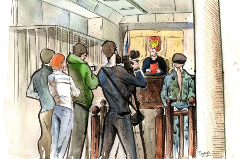    МИЕ / Алена Захарова, судебный скетч