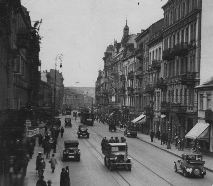 Город Варшава, Польша 1930 год. фото из ria.ru