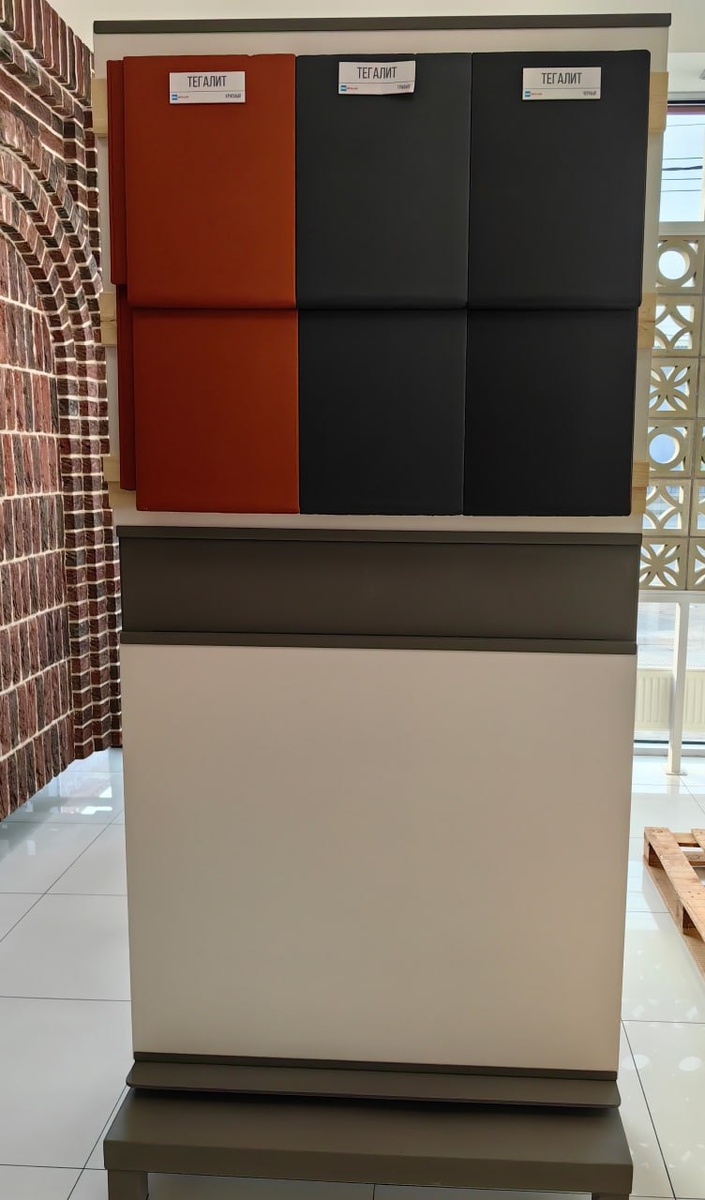 Демонстрационные стенды с подсистемами UTECH и AVENTA с различными вариантами облицовки