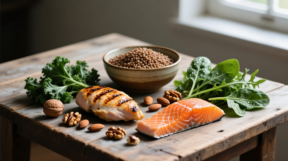 Сбалансированное питание с упором на белок, полезные жиры и сложные углеводы обеспечивает организм ресурсами для восстановления после болезни. Это необходимо для репарации тканей и поддержки иммунной и нервной систем.