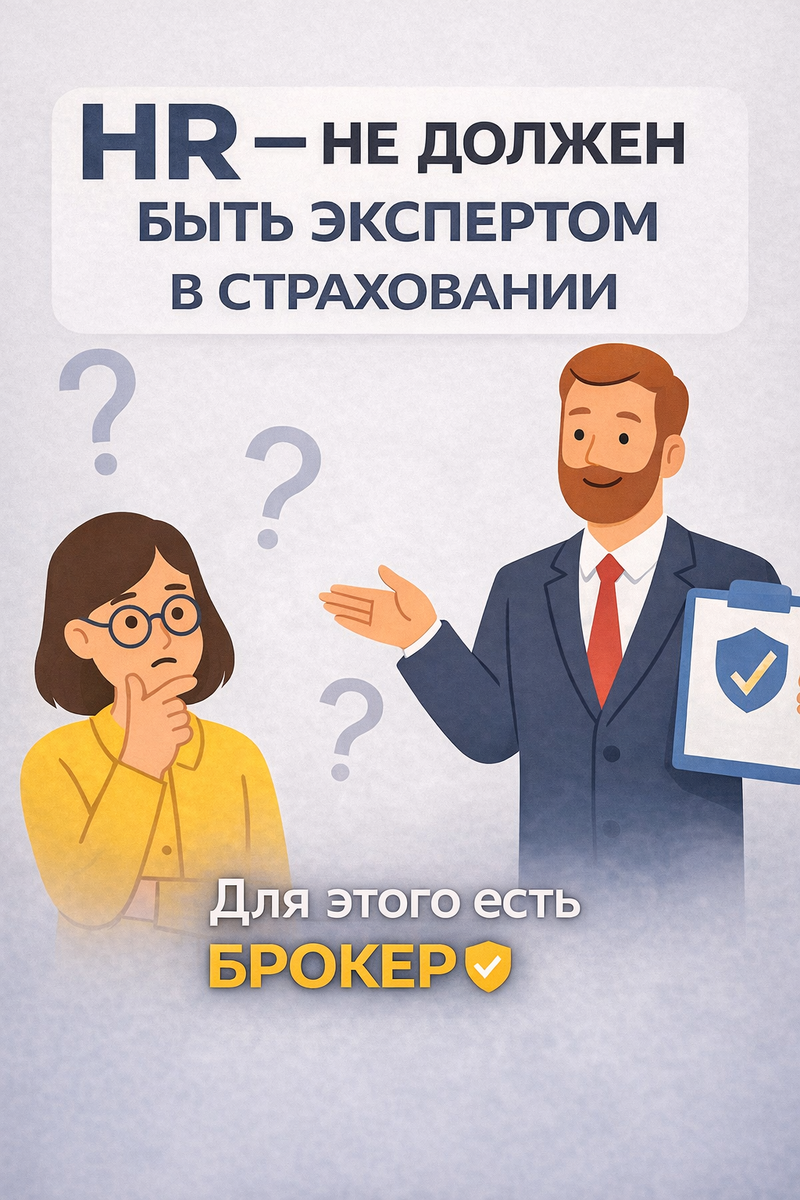 Страховой брокер "Всё включено" всегда готов помочь HR со страховыми вопросами.