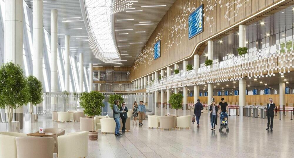 В аэропорту Тюмени продолжат строительство терминала