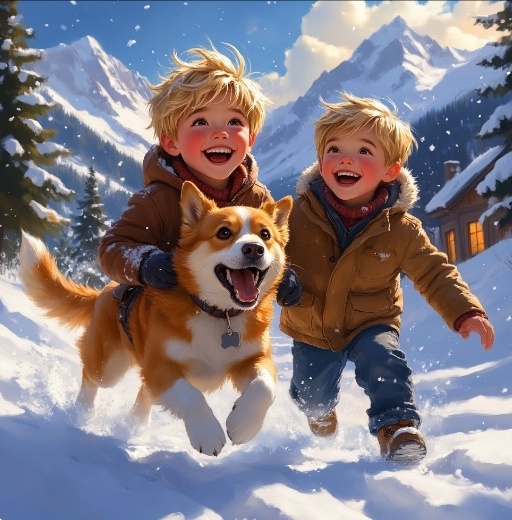 Зима пора для веселья 