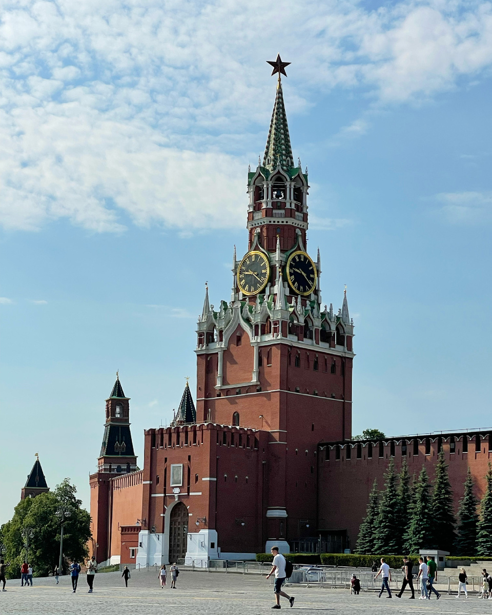 Спасская башня Московского Кремля