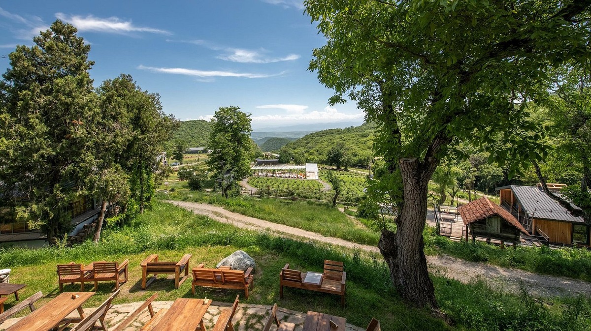 Вид на винодельню Kiketi Farm