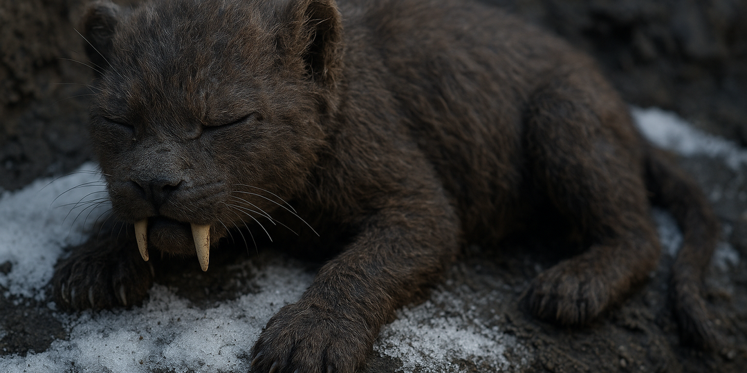 32 000-летний котёнок саблезубого тигра найден в Якутии — природа запечатлела зверя, которого никто прежде не видел