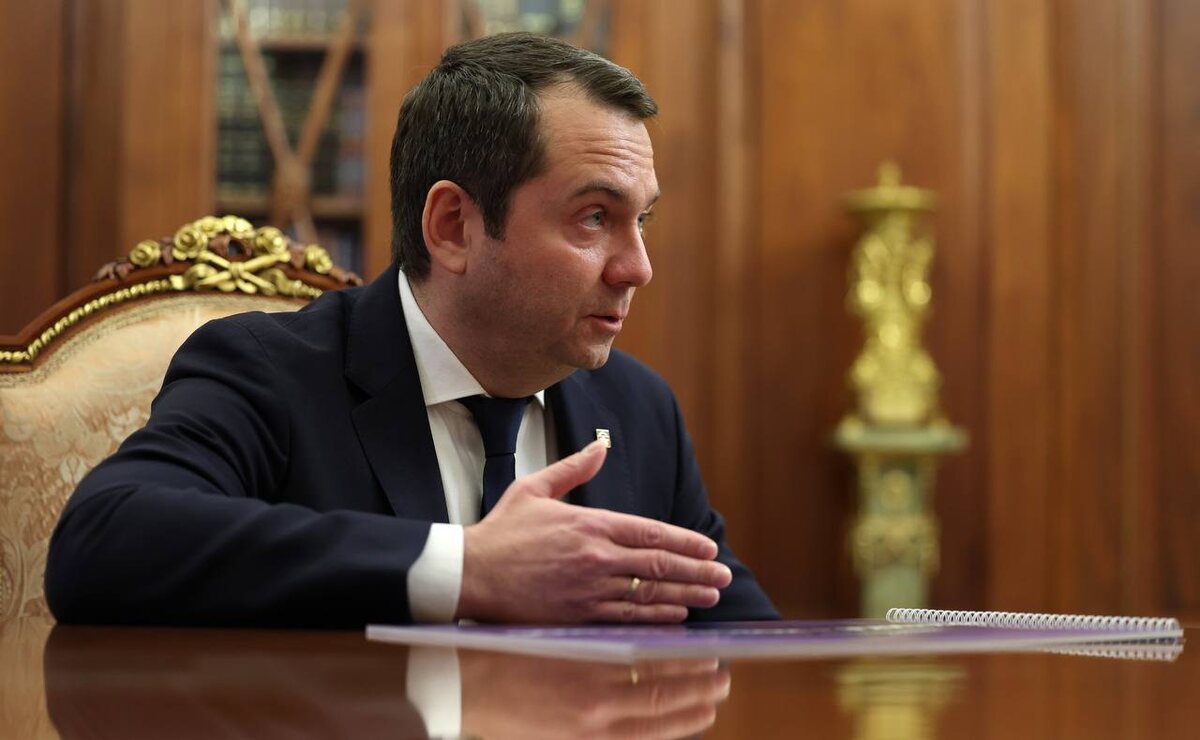 Андрей Чибис на встрече с президентом. Источник: kremlin.ru