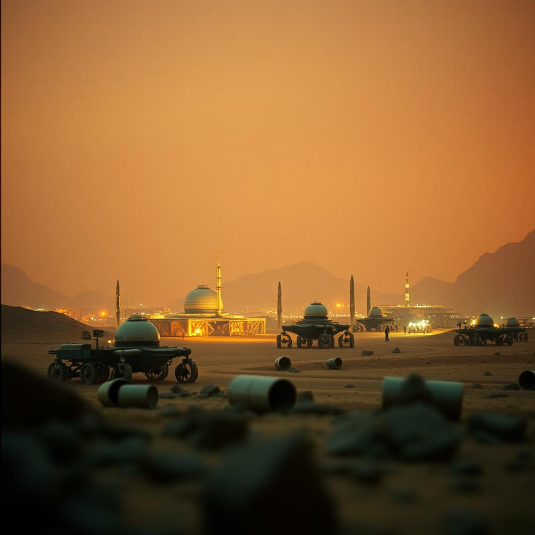 Марс... трудится робот, а не человек