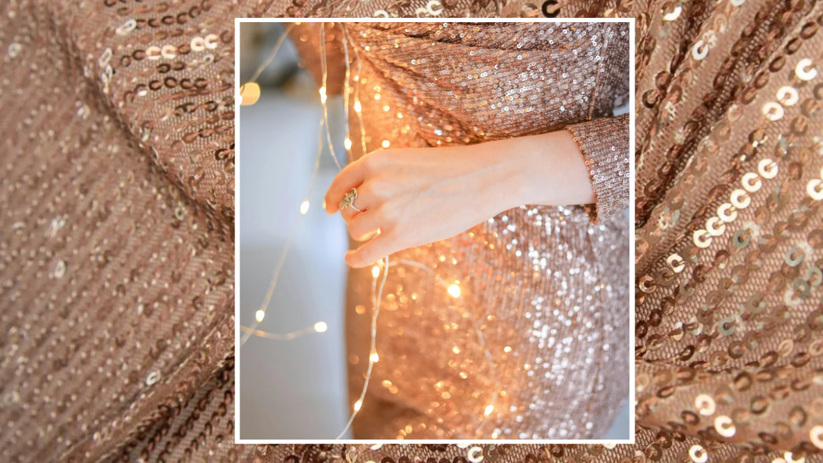 Ткань пайетка на сетке "Деграде" Артикул WB 617628001 