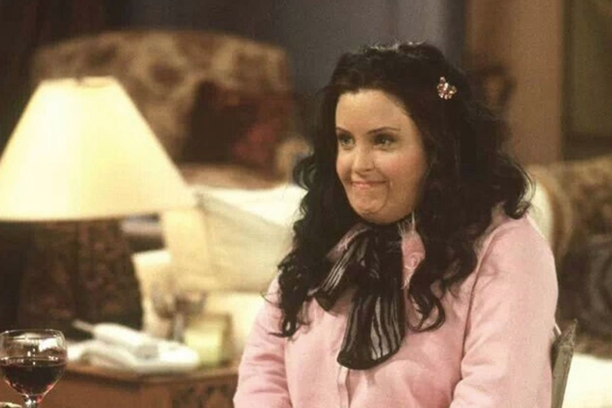 Моника Геллер в серии "если бы она не похудела"