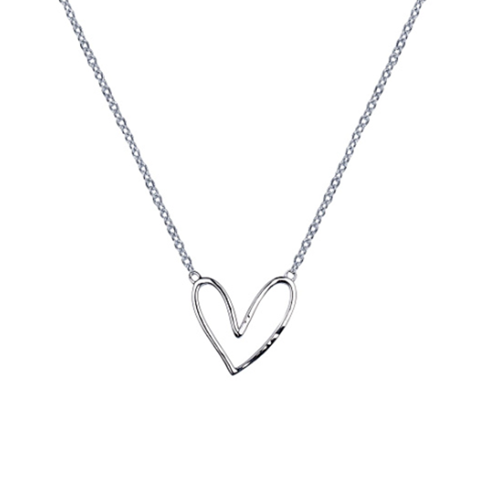 Подвеска на шею серебро 925 сердце