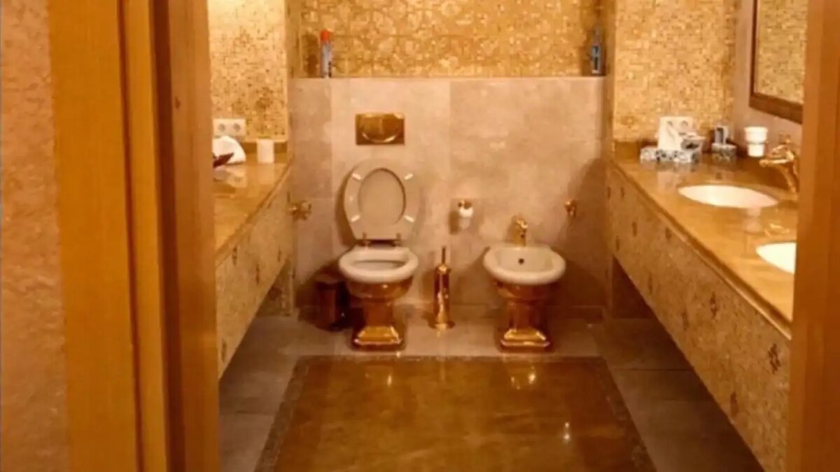    Уборная в пентхаусе Тимура Миндича. © Соцсети