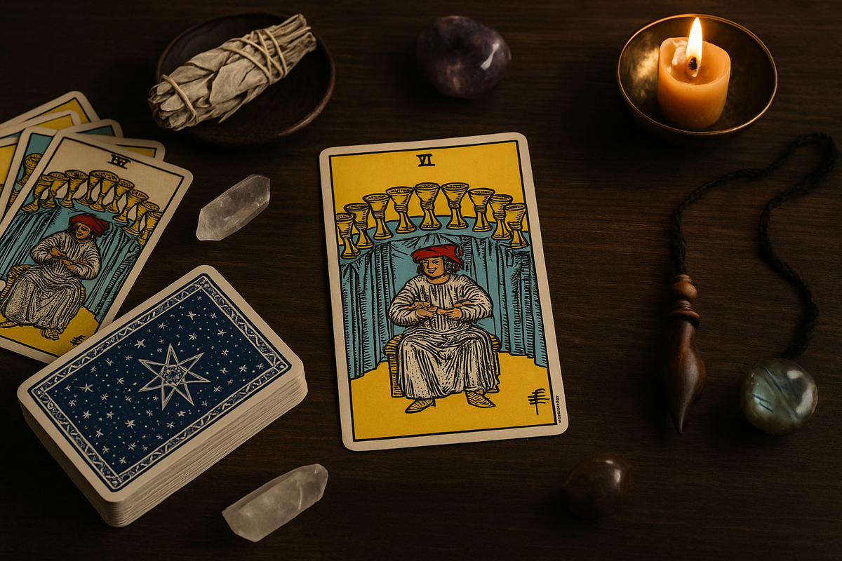 Девятка Кубков — момент, когда желания и реальность совпадают.