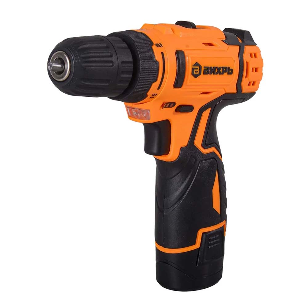 Акумм. дрель-шуруповерт 12В (2 Ач) ДА-12Л-2К ВИХРЬ