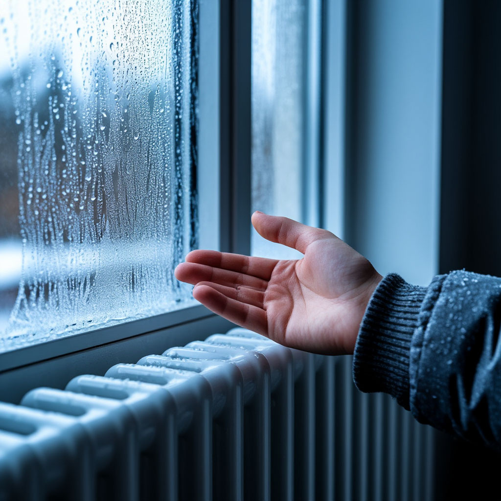 Бывае. батареи не греют.