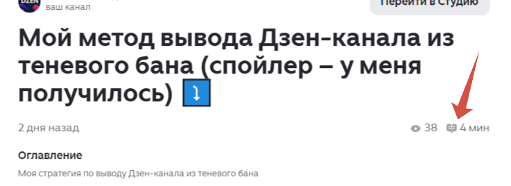 Вот среднее время на прочтение