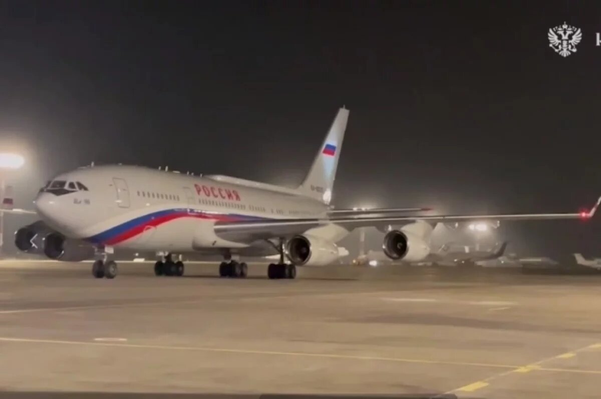    Путин прилетел в Киргизию с государственным визитом