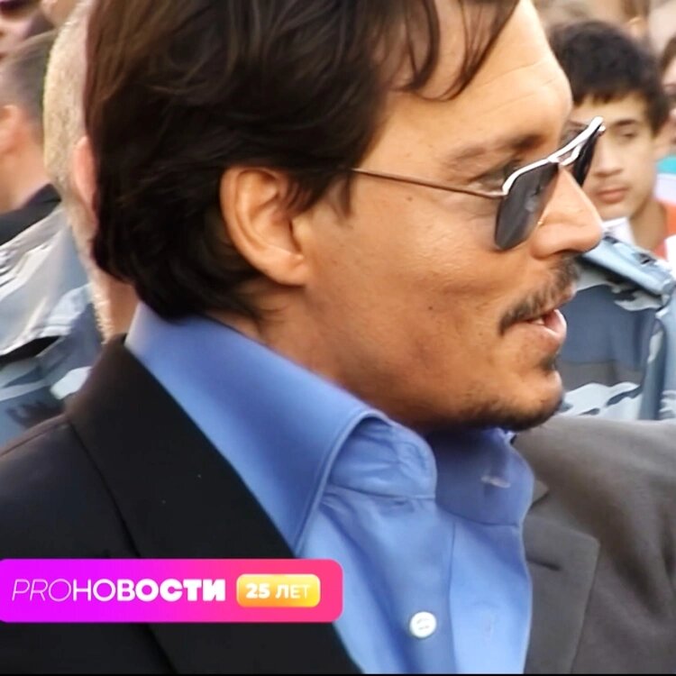 Джонни Депп в Москве ФОТО: МУЗ-ТВ📷
