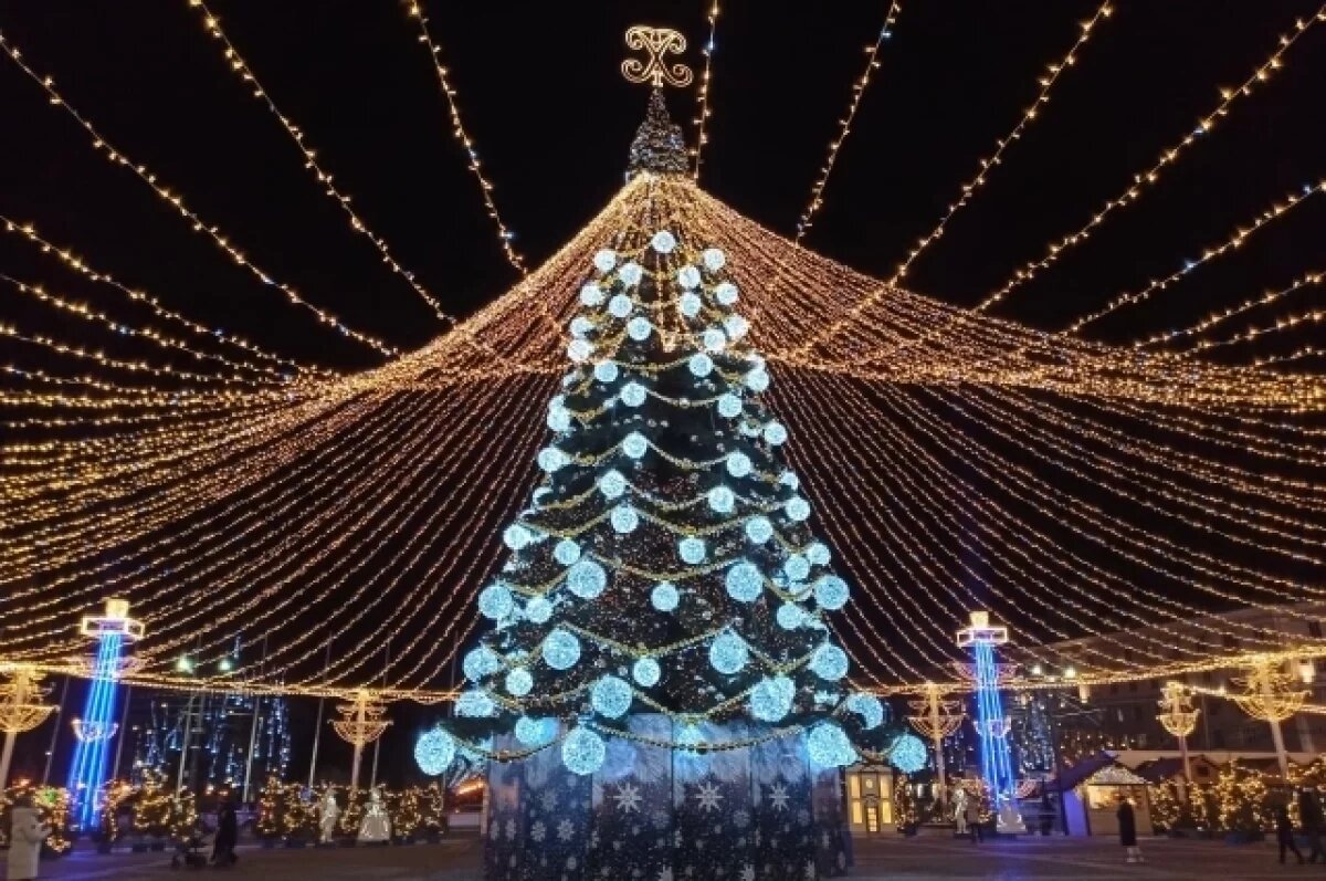    Украшение воронежской площади Ленина к Новому году начнётся 1 декабря