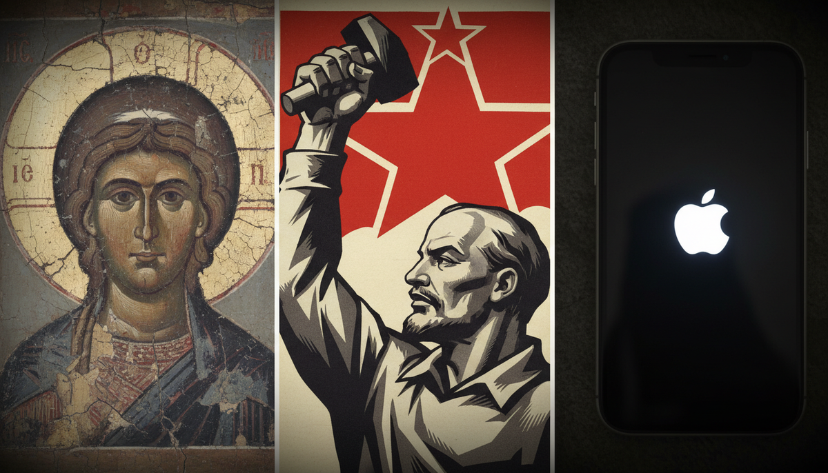 Идолы эпох: икона, плакат, iPhone