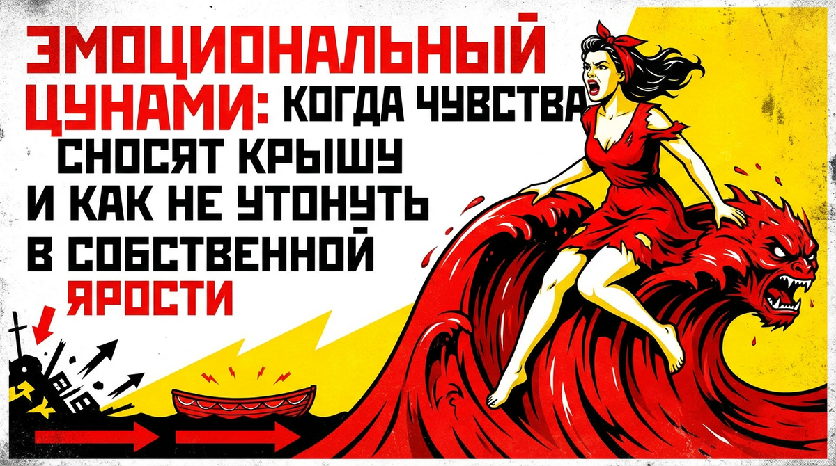 Чувства сносят крышу, как не утонуть в собственной ярости