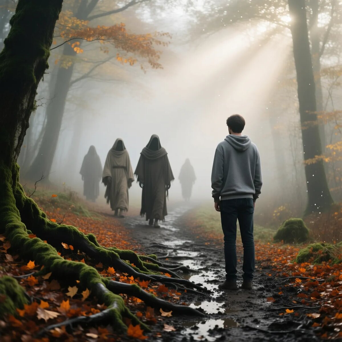 А вы чувствуете, как за спиной шагают те, кто дал вам жизнь?
