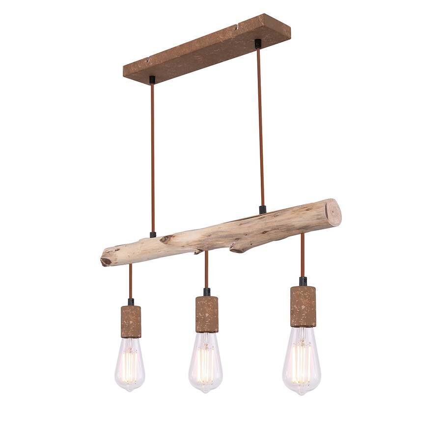 Немецкий подвесной светильник из натурального эвкалипта