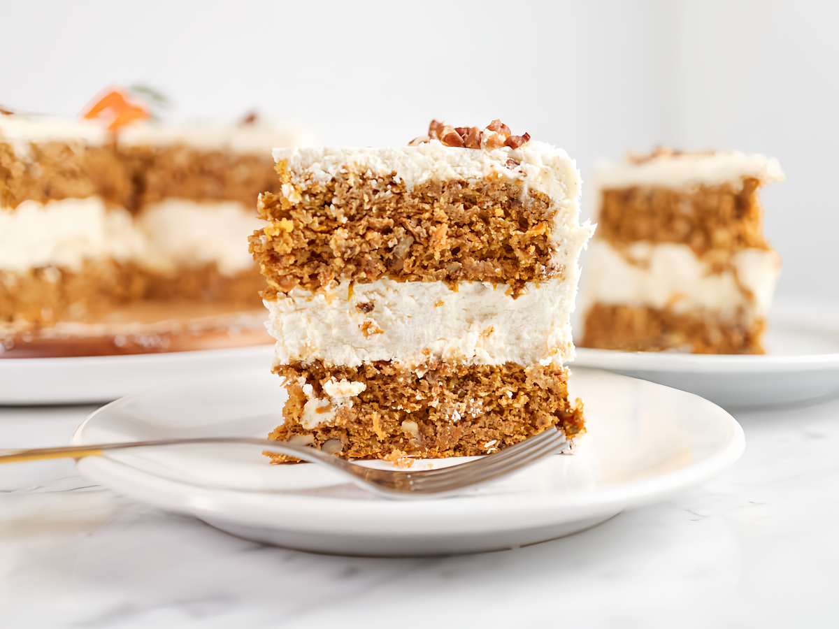 Морковный кето торт