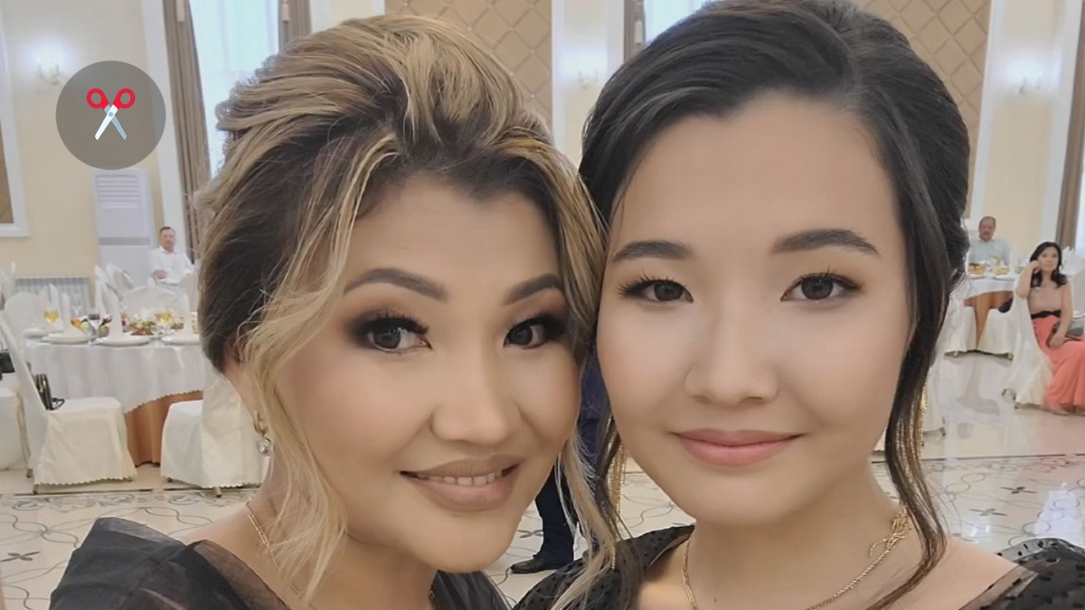 🎞 Кадр из видео с музыкальным поздравлением от мамы переделанной песней «Я — это ты» (Мурат Насыров) на 16-летие дочьки