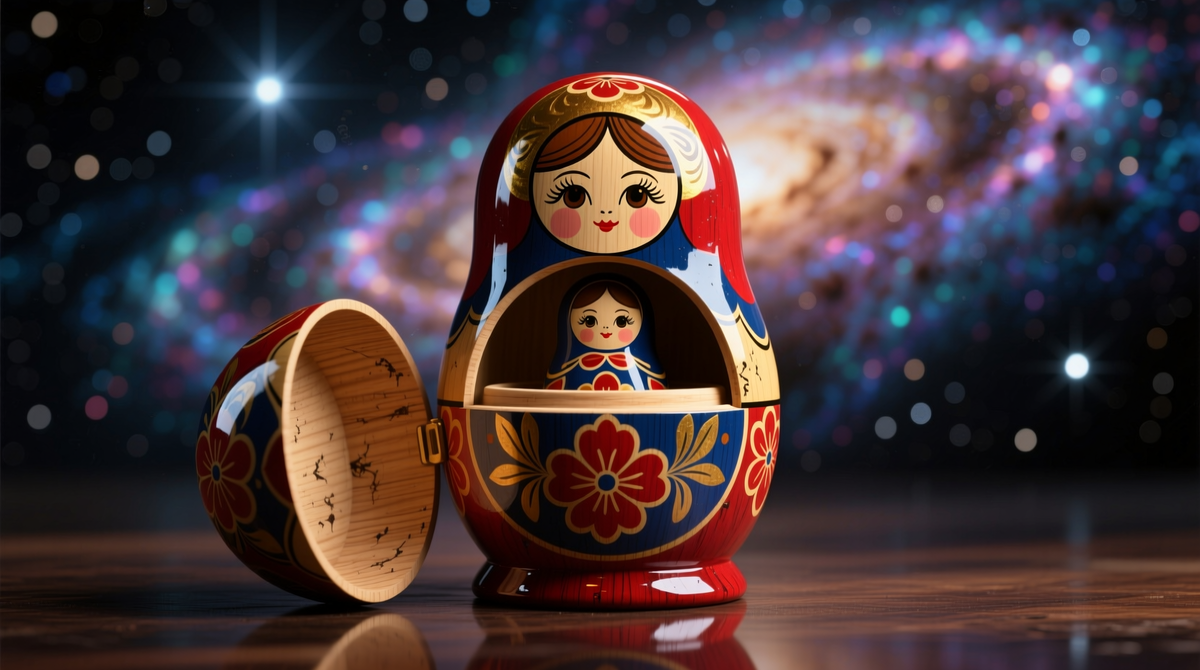 Русская матрешка — это физическая модель вложенных систем. От галактик до клеток, мир устроен по этому принципу, который развивает системное мышление.