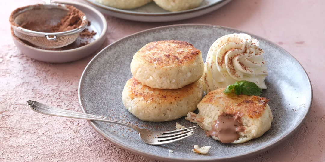 Сырники с шоколадной начинкой