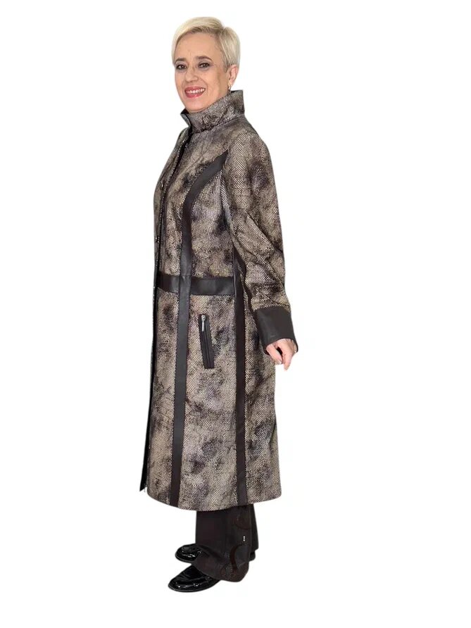 Переделка кожаного пальто. Ателье Ирины Берзиной.