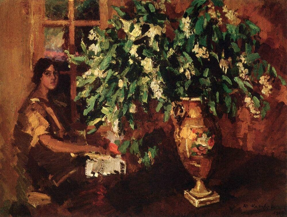 Коровин Константин Алексеевич – Черемуха. 1912