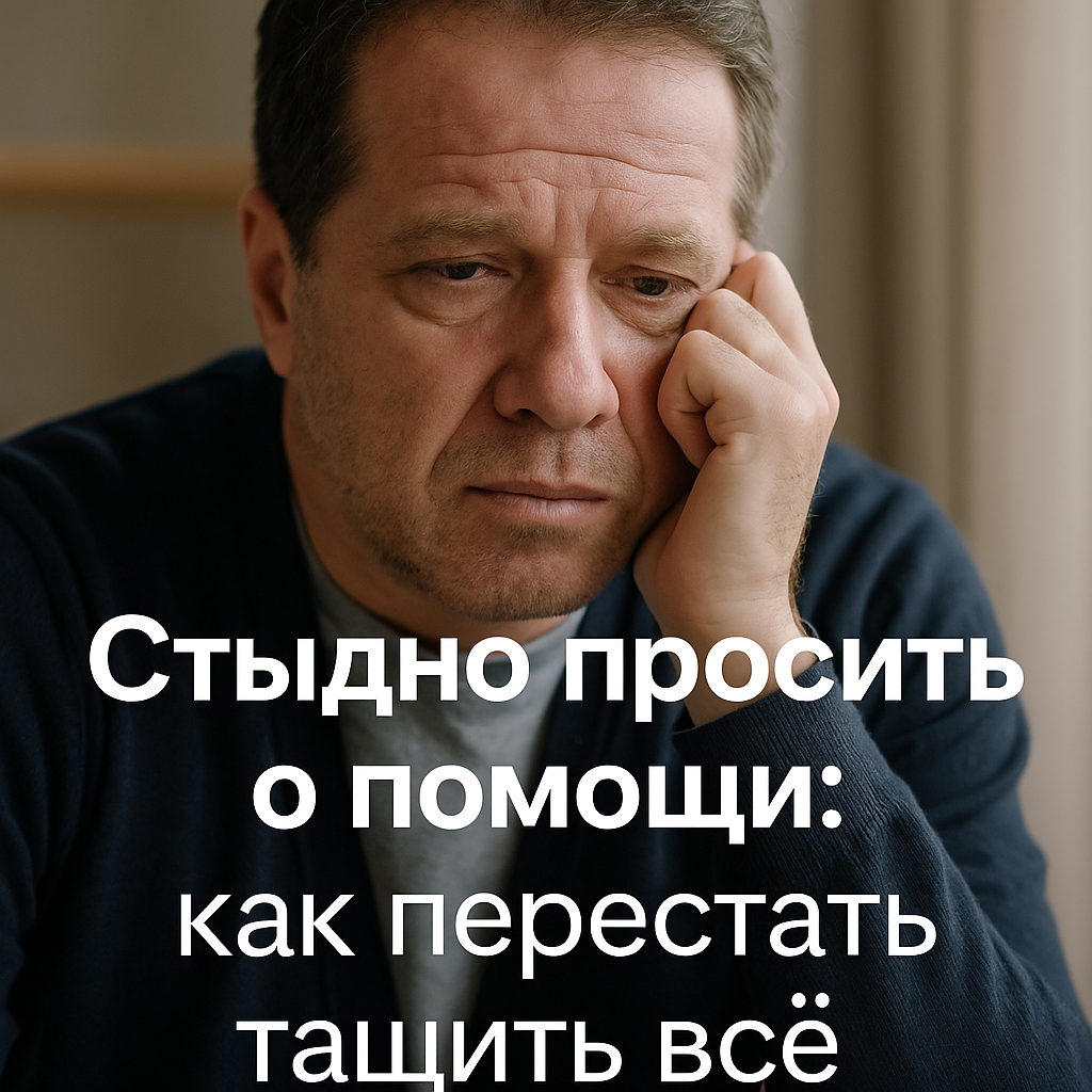 Стыдно просить о помощи, а иногда даже и не приходит в голову. Ведь сильные люди должны справляться с этим сами. К чему это приводит, и как выйти из этого сценария.