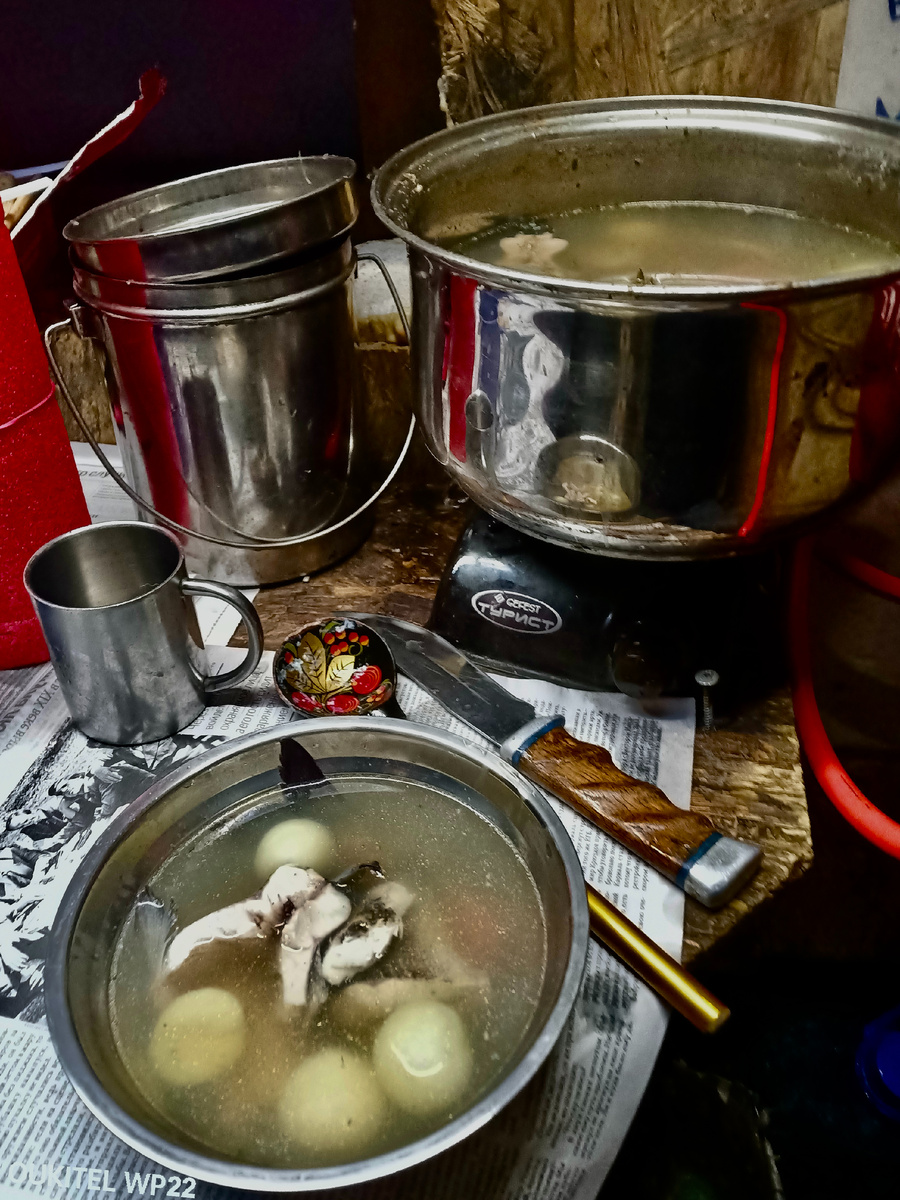 Уха из хариуса