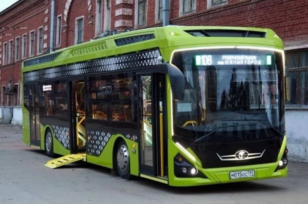    На улицы Омска выйдет первый электробус «Генерал»