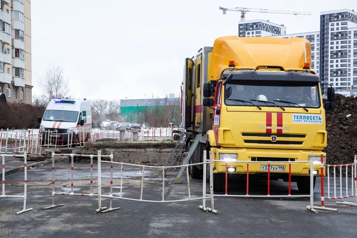    Проспект Большевиков, 30/1.  Фото: пресс-служба АО «Теплосеть Санкт-Петербурга»